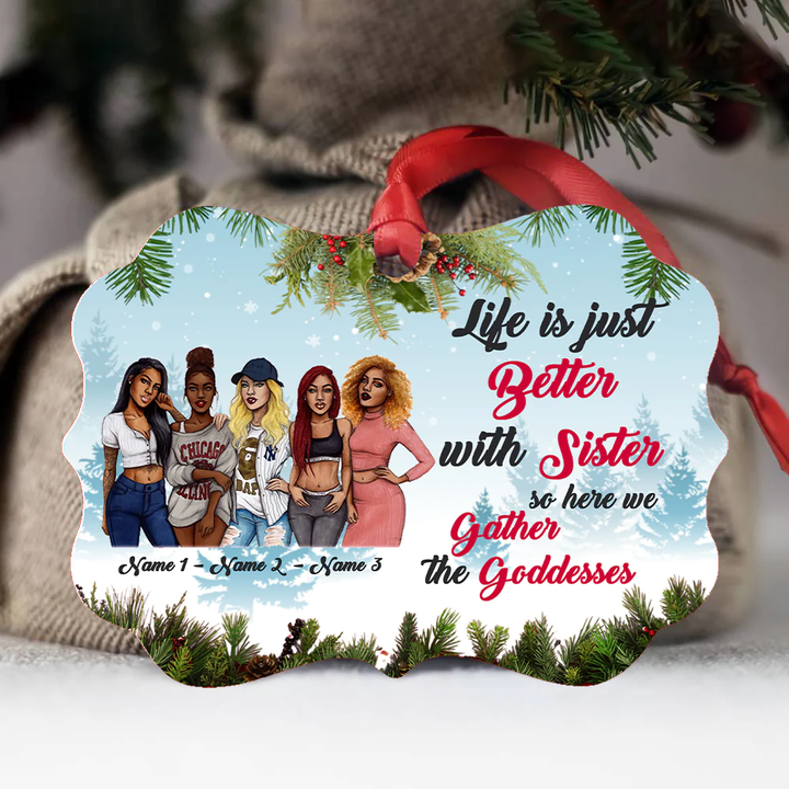 So Here We Gather The Goddesses Personalized Ornament OR0043