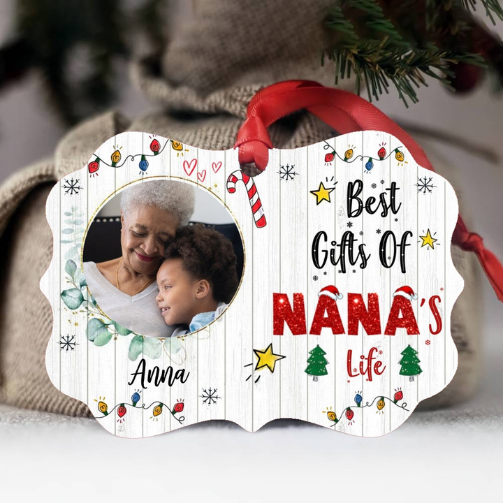 Best Gifts Of Nana's Life Personalized Christmas Ornament OR0070