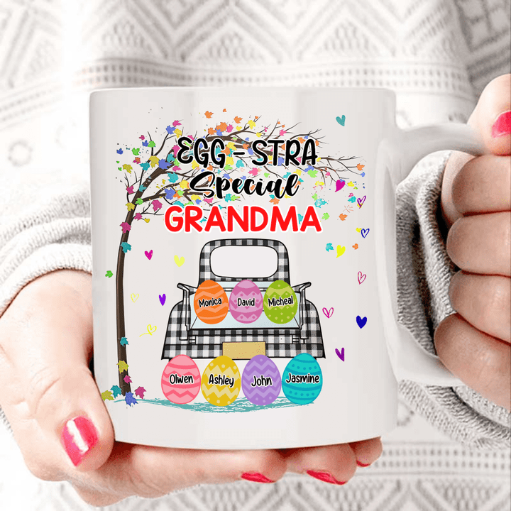 Easter Egg-Stra Special Grandma Personalized Mug DW048