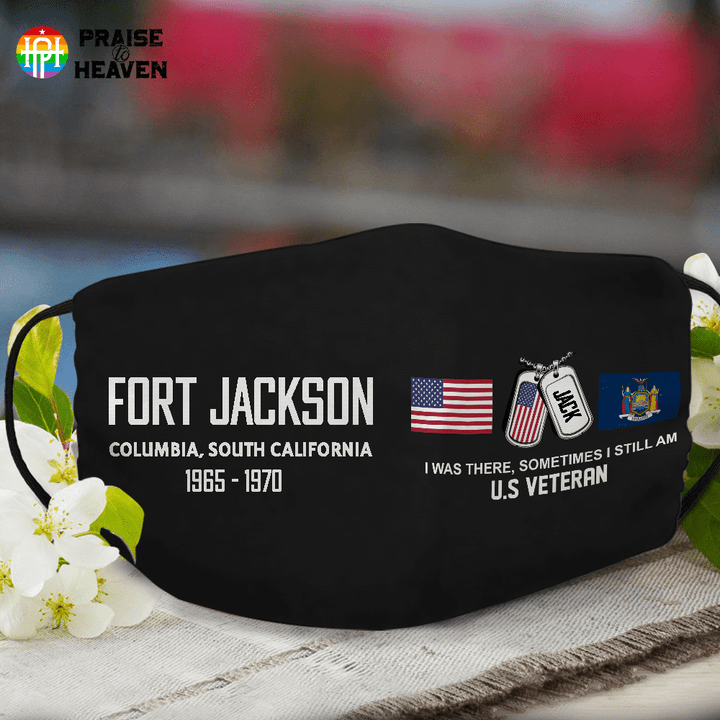 U.S Veteran Military Base I Was There Sometimes I Still Am Personalized Facecover FM046
