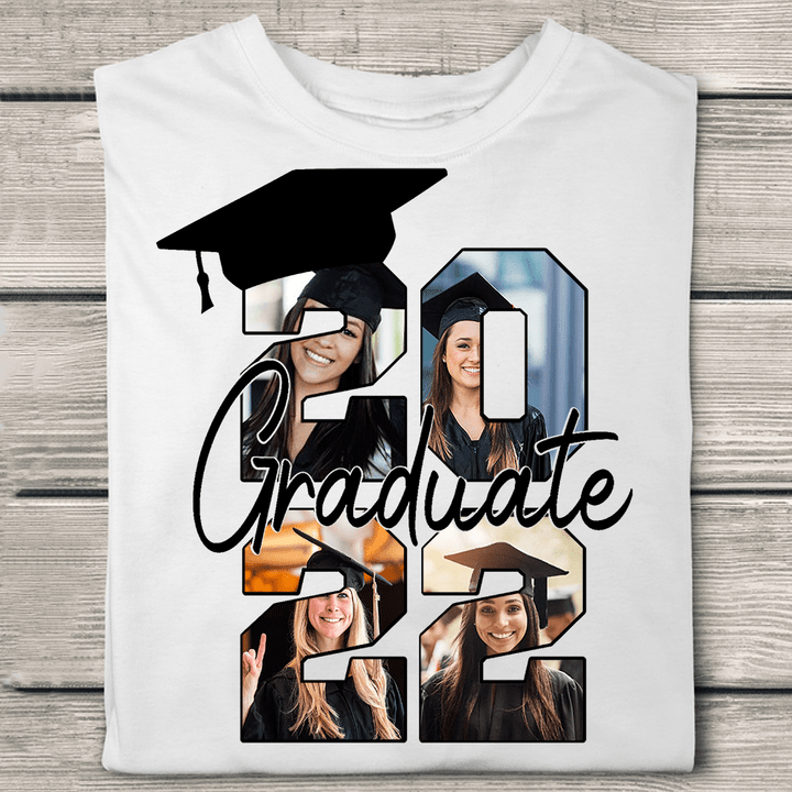 Upload Photo Shirt, Graduation 2022 Gift AP819