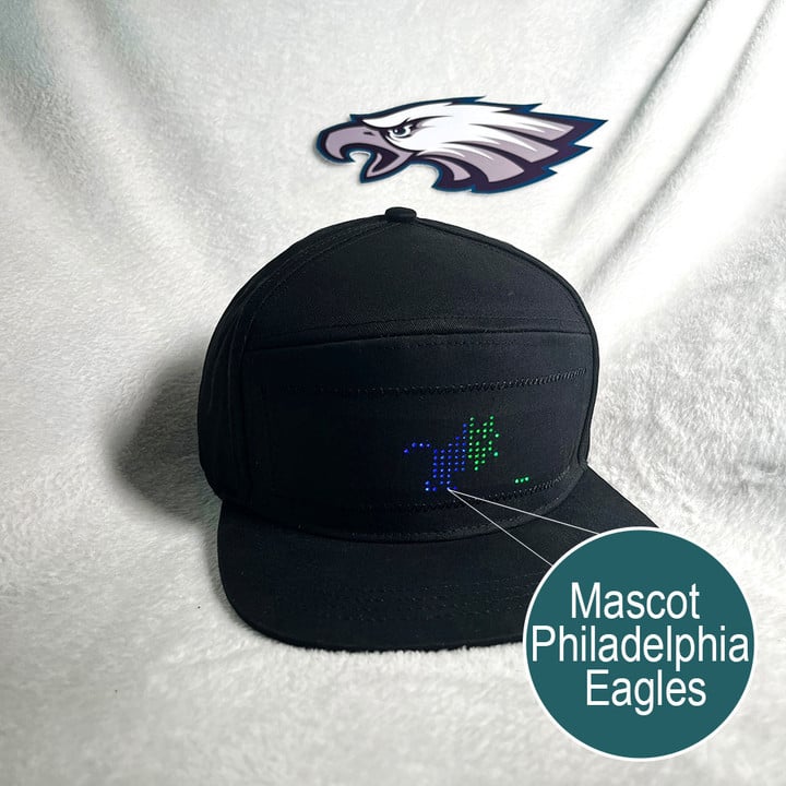 Mascot Phil. Eagle Led Baseball Hat Cap Super Bowl Champions