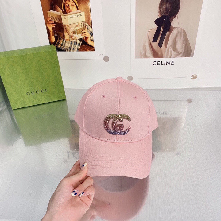 Gucci Baseball Hat In Light Pink