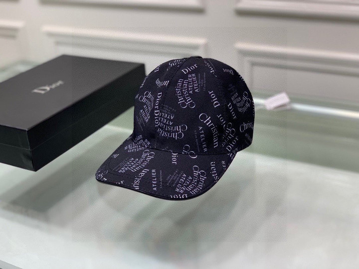 Dior Baseball Cap With Logo Letter In Black