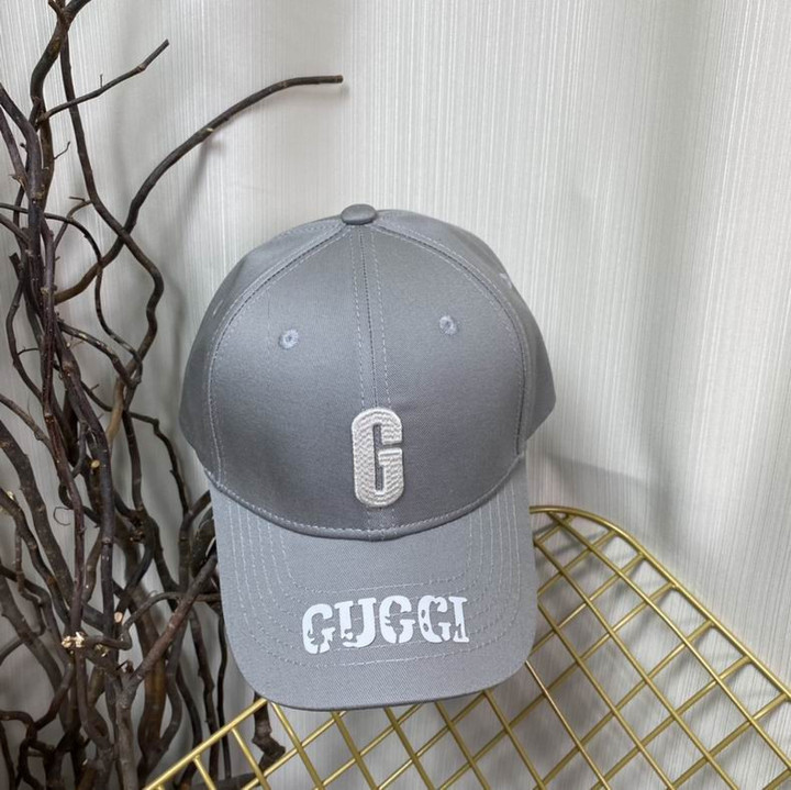 Gucci G Printed Baseball Hat In Grey
