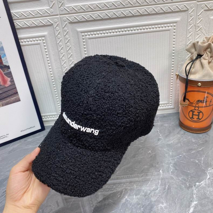Alexander Wang Sherpa Baseball Hat In Black