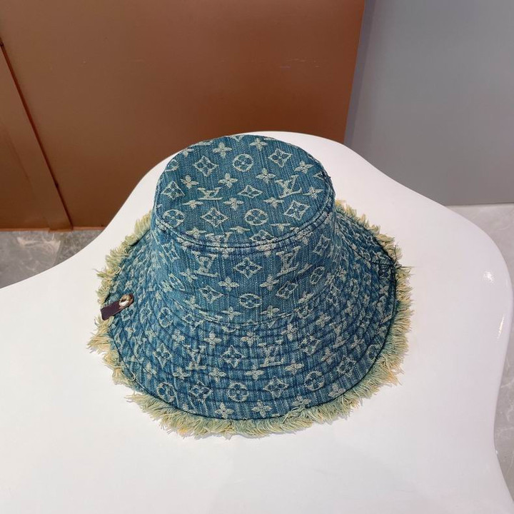 Louis Vuitton LV Denim Bob Bucket Hat In Washed Denim