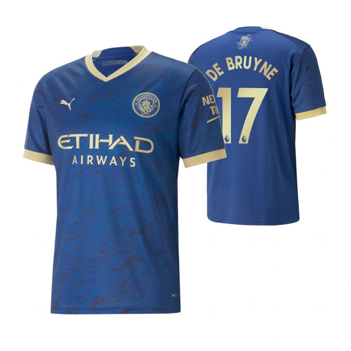 Kevin De Bruyne 17 Manchester City 2023 Chinese New Year Graphic Jersey - Royal