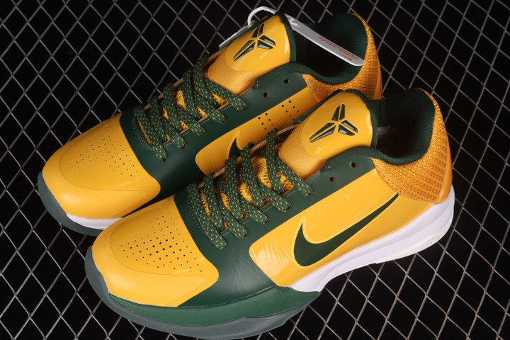 Nike Zoom Kobe 5 'Rice Away' Yellow Men Sneakers
