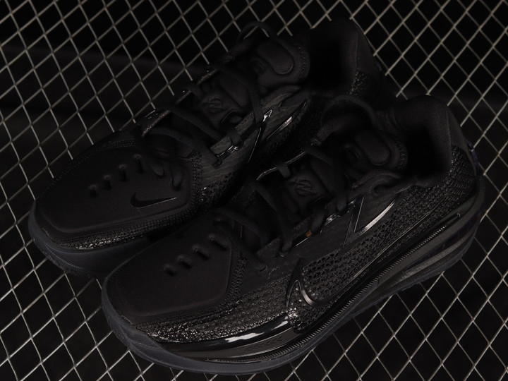 Nike Air Zoom GT Cut TB 'Triple Black' Basketball Sneakers