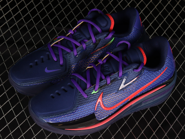 Nike Air Zoom GT Cut 'Blue Void Siren Red' Basketball Sneakers