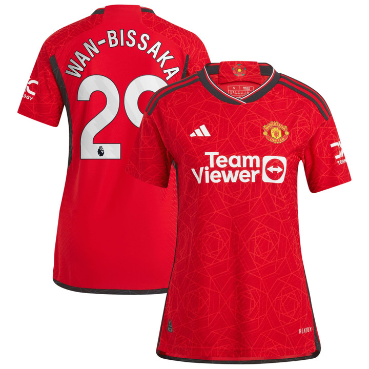 Wan-Bissaka 29 Manchester United 2023-24 Women Home Jersey - Red