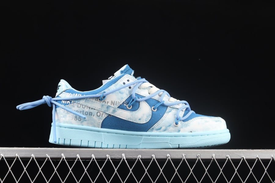 Forfærdeligt offset Sherlock Holmes Off-White x Nike Dunk Low OW SB Cloud Blue Shoes Sneakers - Praise To Heaven
