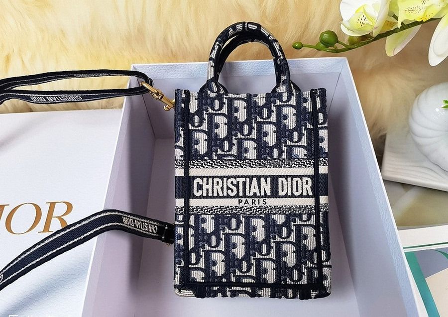 Dior Book Tote Mini Phone Bag