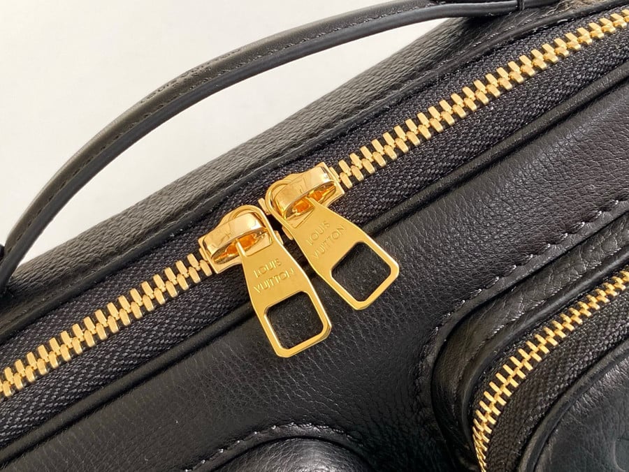 Louis Vuitton Utility Crossbody Bag Leather In Black - Praise To