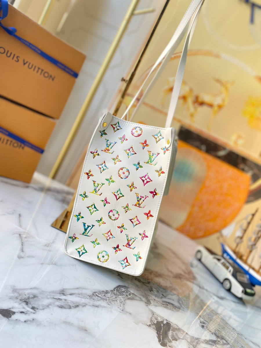 Louis Vuitton OnTheGo Giant Tote Bag Colorful Monogram Embossed Cowhid -  Praise To Heaven