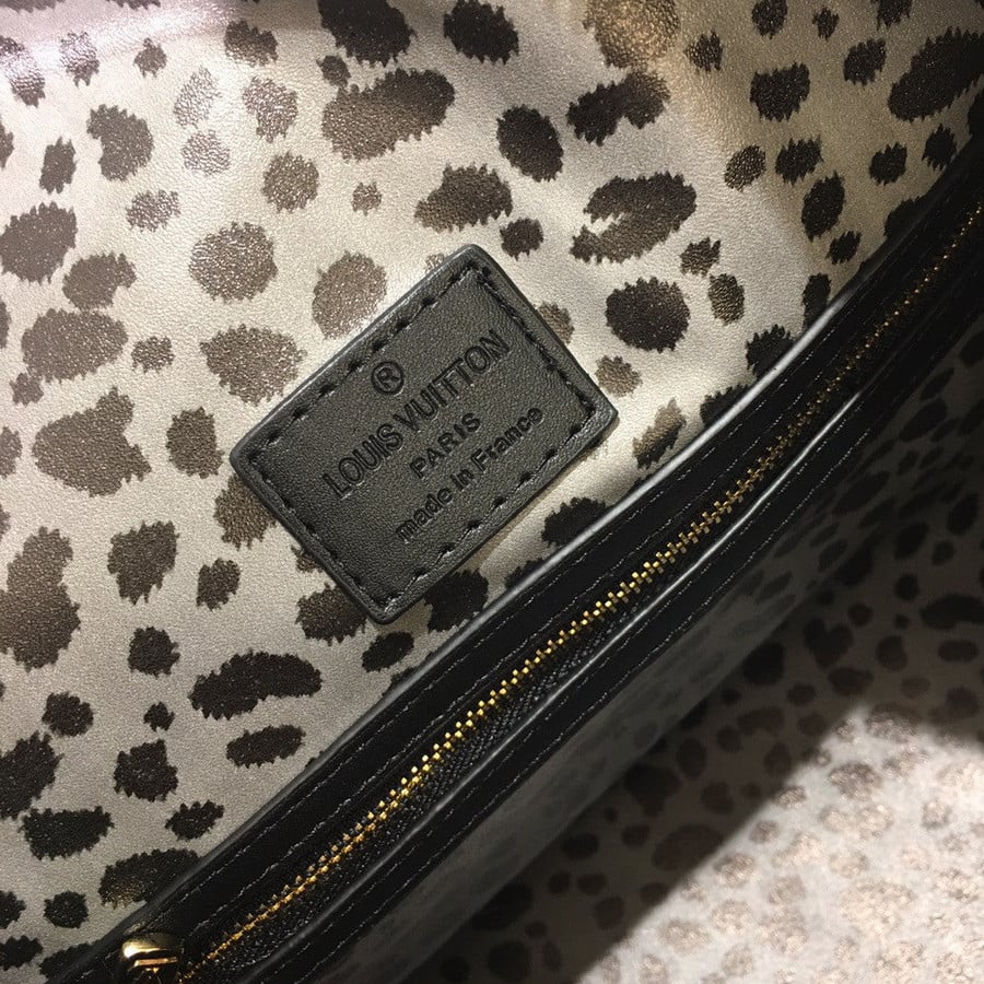 Louis Vuitton Twist MM Bag With Leopard Strap And Gray Calfskin - Praise To  Heaven