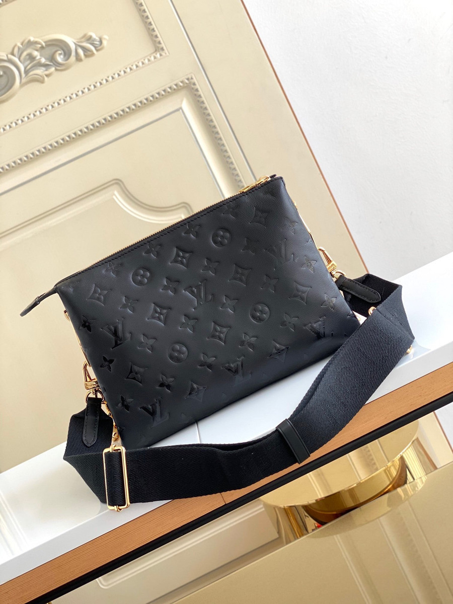 Louis Vuitton Favorite Shoudler Bag In Black Embossed - Praise To Heaven