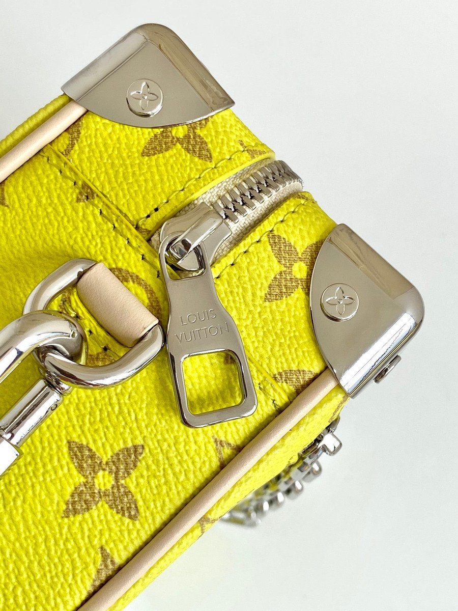 Louis Vuitton Mini Soft Trunk Bag Leather In Yellow - Praise To Heaven