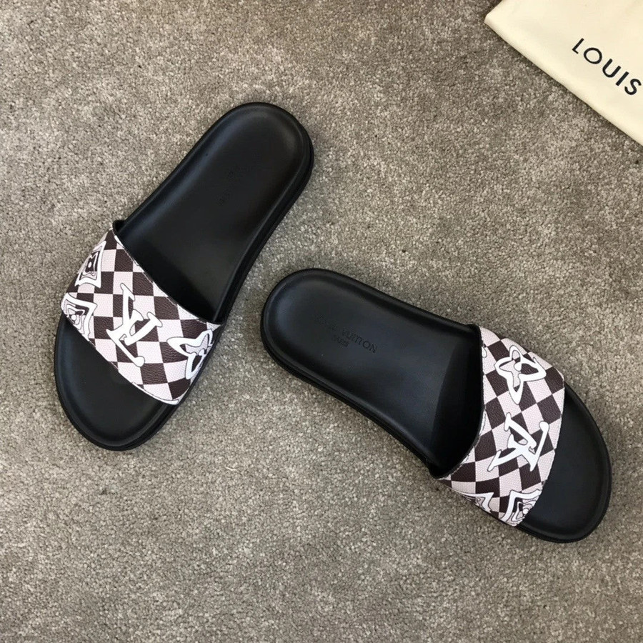 Louis Vuitton Brown Crossover Waterfront Mule Slides - Praise To