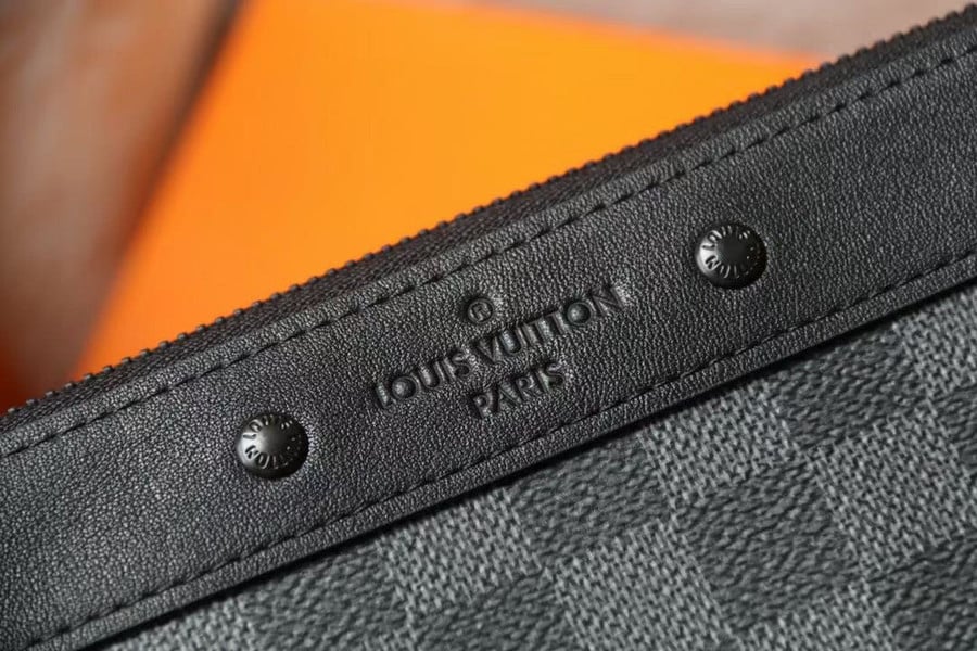 Louis Vuitton Pochette To-Go Bag Monogram Canvas In Black - Praise