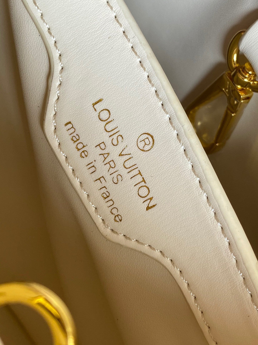 Louis Vuitton Capucines BB Handbag Monogram Flower Sheepskin In