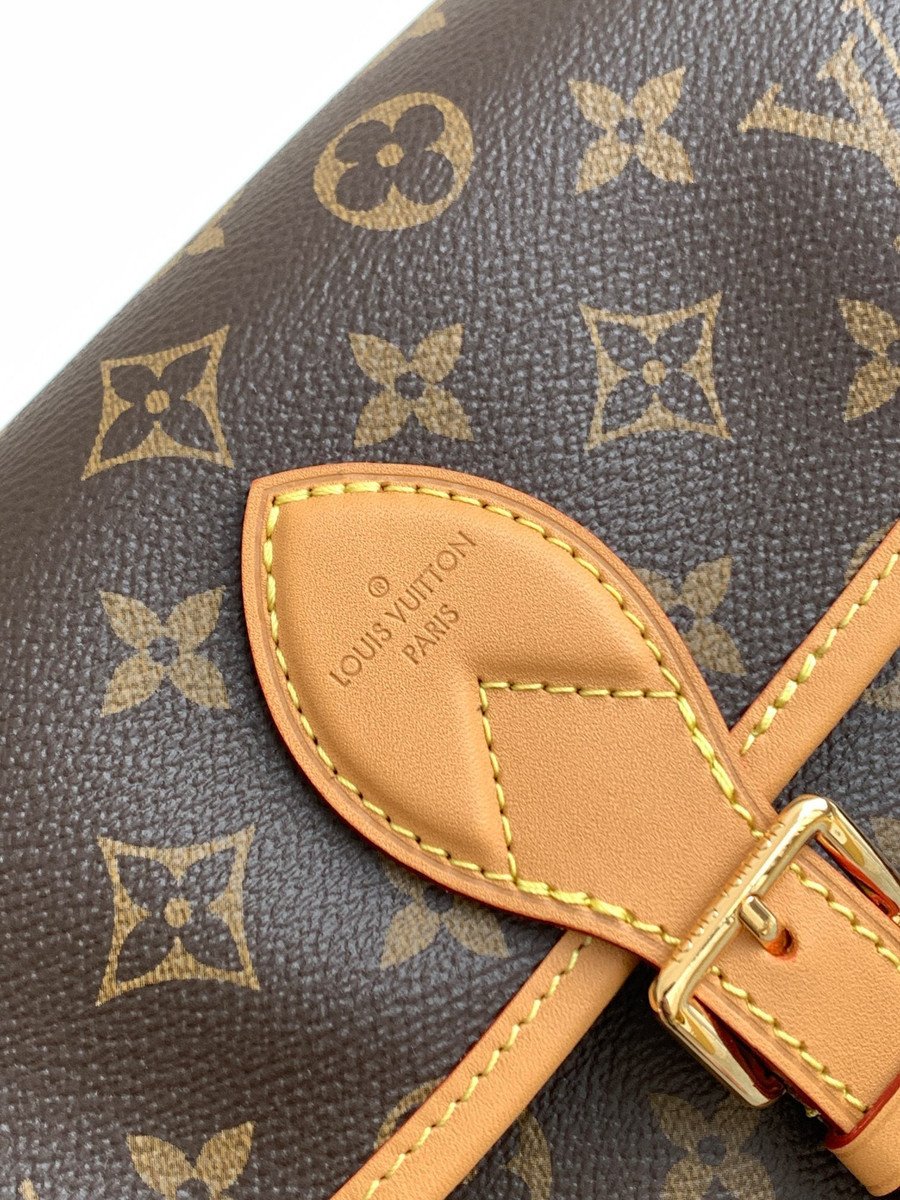 Louis Vuitton Diane Satchel Bag In Brown/Fuchsia - Praise To Heaven