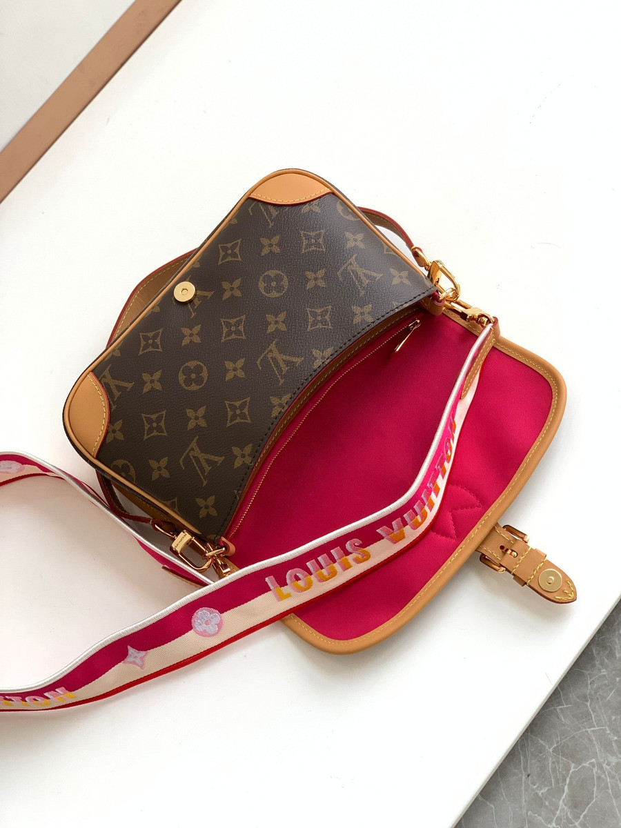 Louis Vuitton - Diane Satchel Bag - Bicolore Tourterelle Creme - Monogram Leather - Women - Luxury
