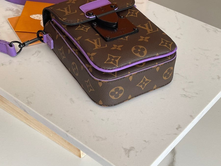 LOUIS VUITTON Vertical Trunk Wearable Wallet Monogram Playground Canvas  Yell