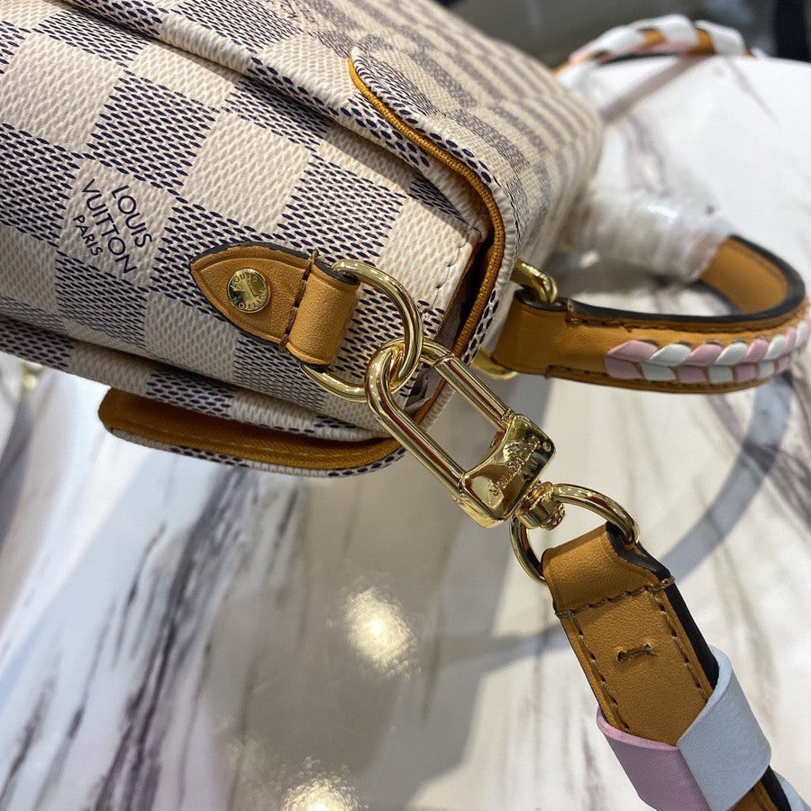 Louis Vuitton Croisette Bag Damier Azur Canvas In Cream/ Honey - Praise To  Heaven