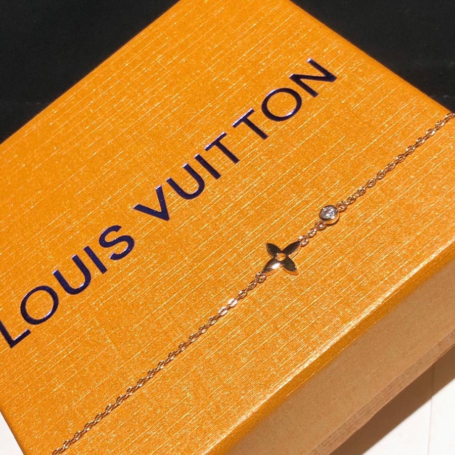 Louis Vuitton Color Blossom Star Bracelet Q95466 Pink Gold (18K) Shell  BF561464