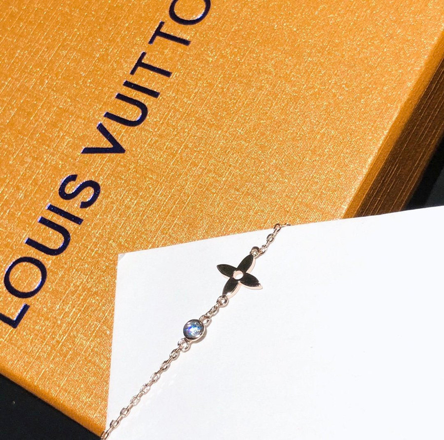 Louis Vuitton Color Blossom Star Bracelet Q95466 Pink Gold [18K] Shell Charm Bracelet Pink Gold