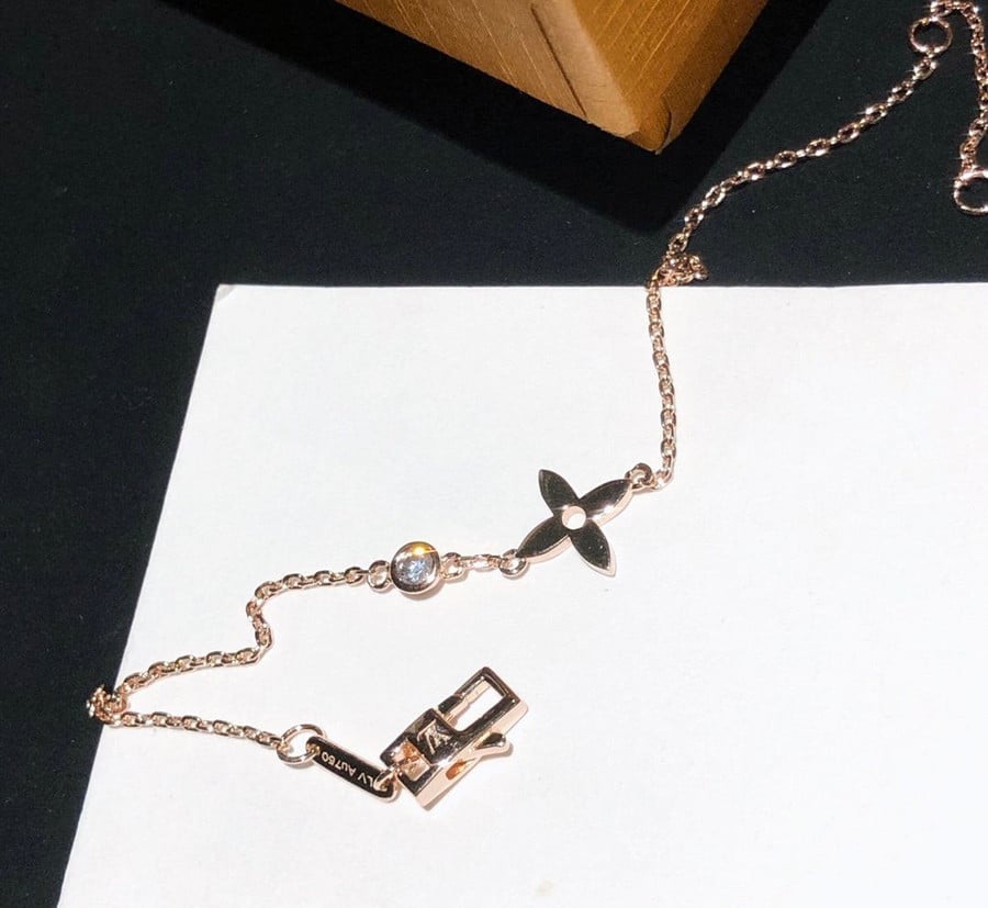Louis Vuitton Color Blossom Star Bracelet Q95466 Pink Gold [18K