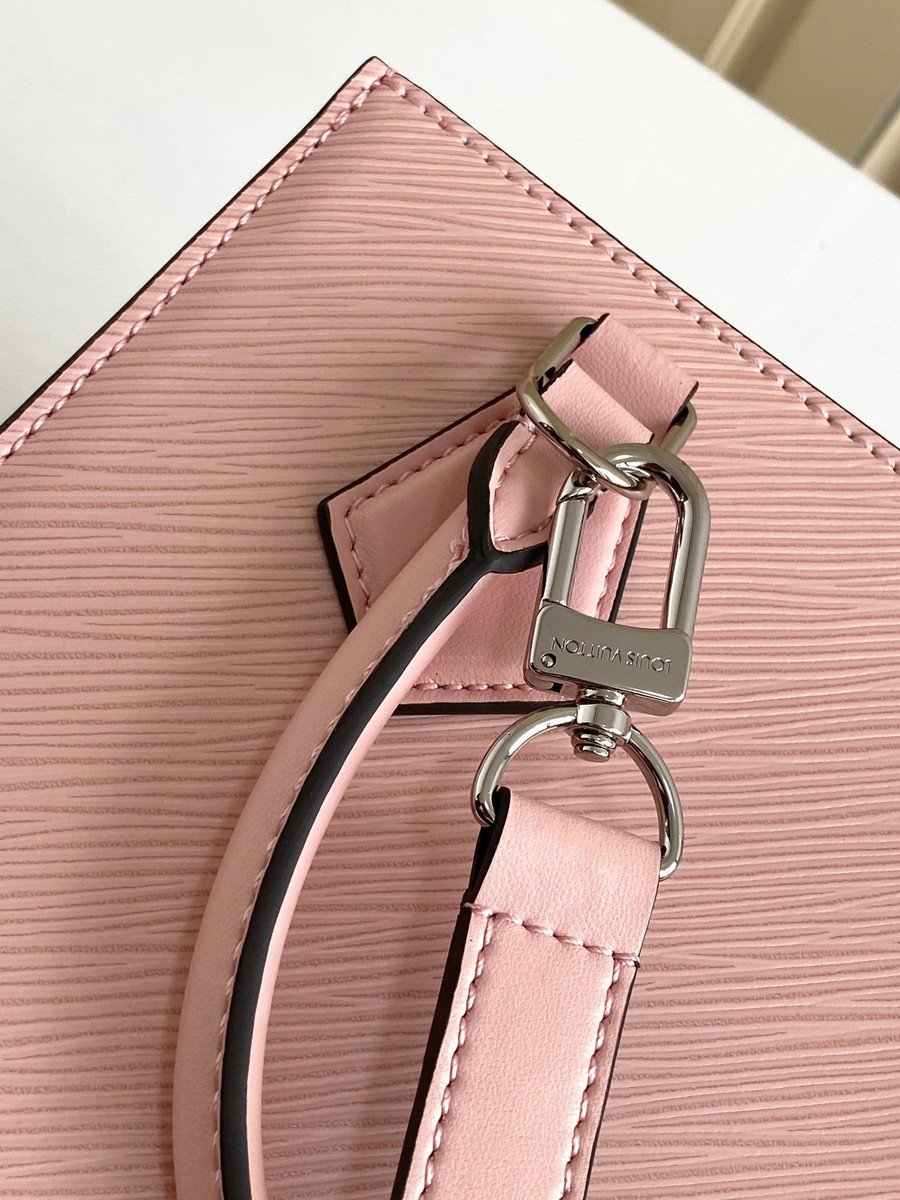 Louis Vuitton Sac Plat BB Bag Epi Grained Leather In Rose