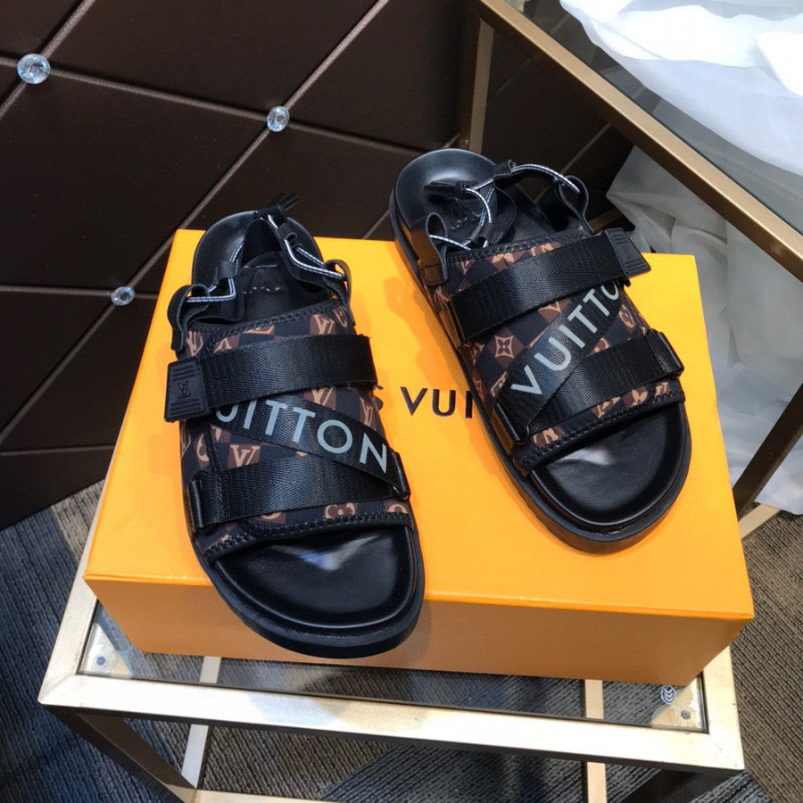 Louis Vuitton LV Monogram Rubber Slides - Neutrals Sandals, Shoes -  LOU772592