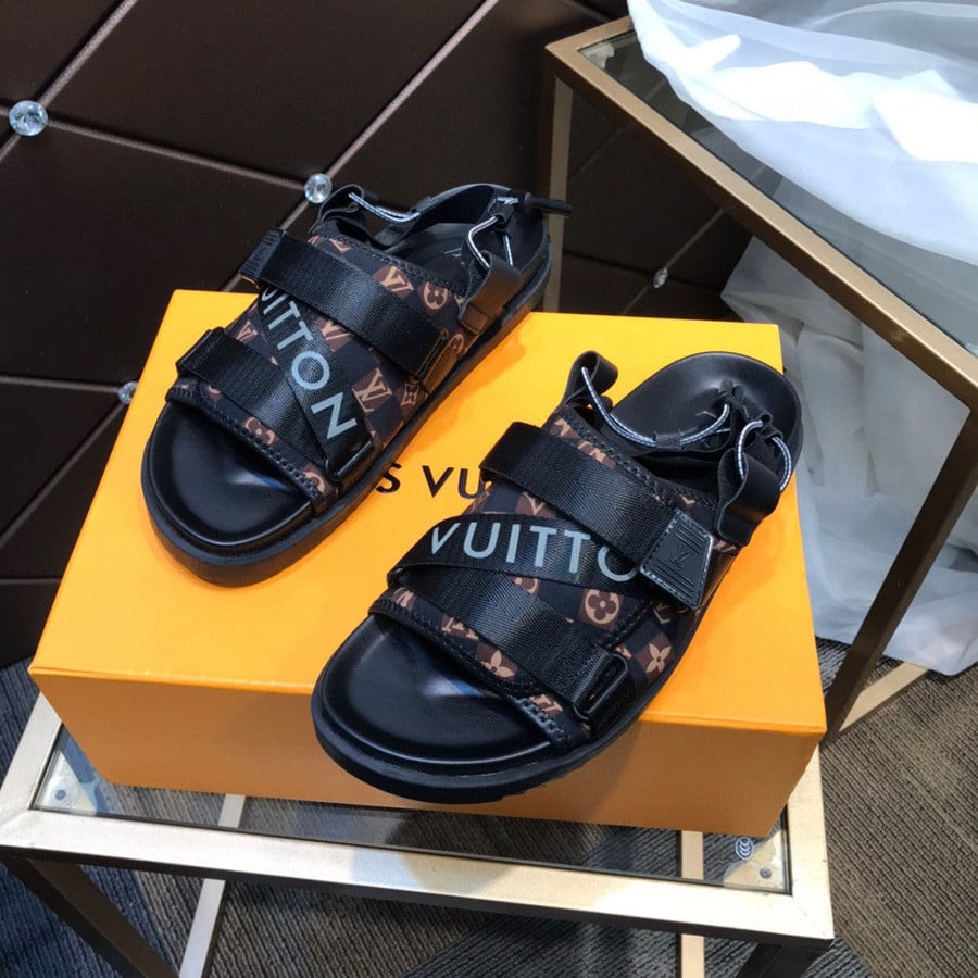 Louis Vuitton LV Monogram Rubber Slides - Neutrals Sandals, Shoes -  LOU772592
