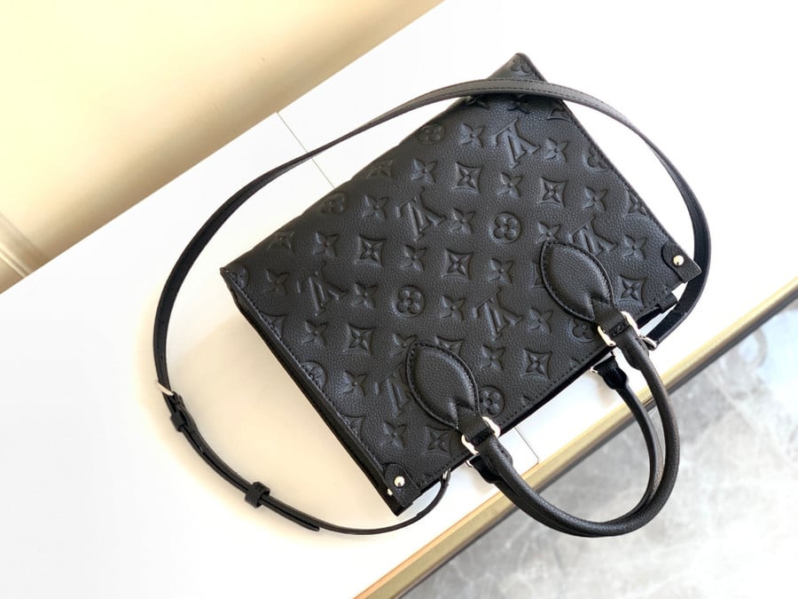Louis Vuitton OnTheGo PM Bag In Black/Beige - Praise To Heaven