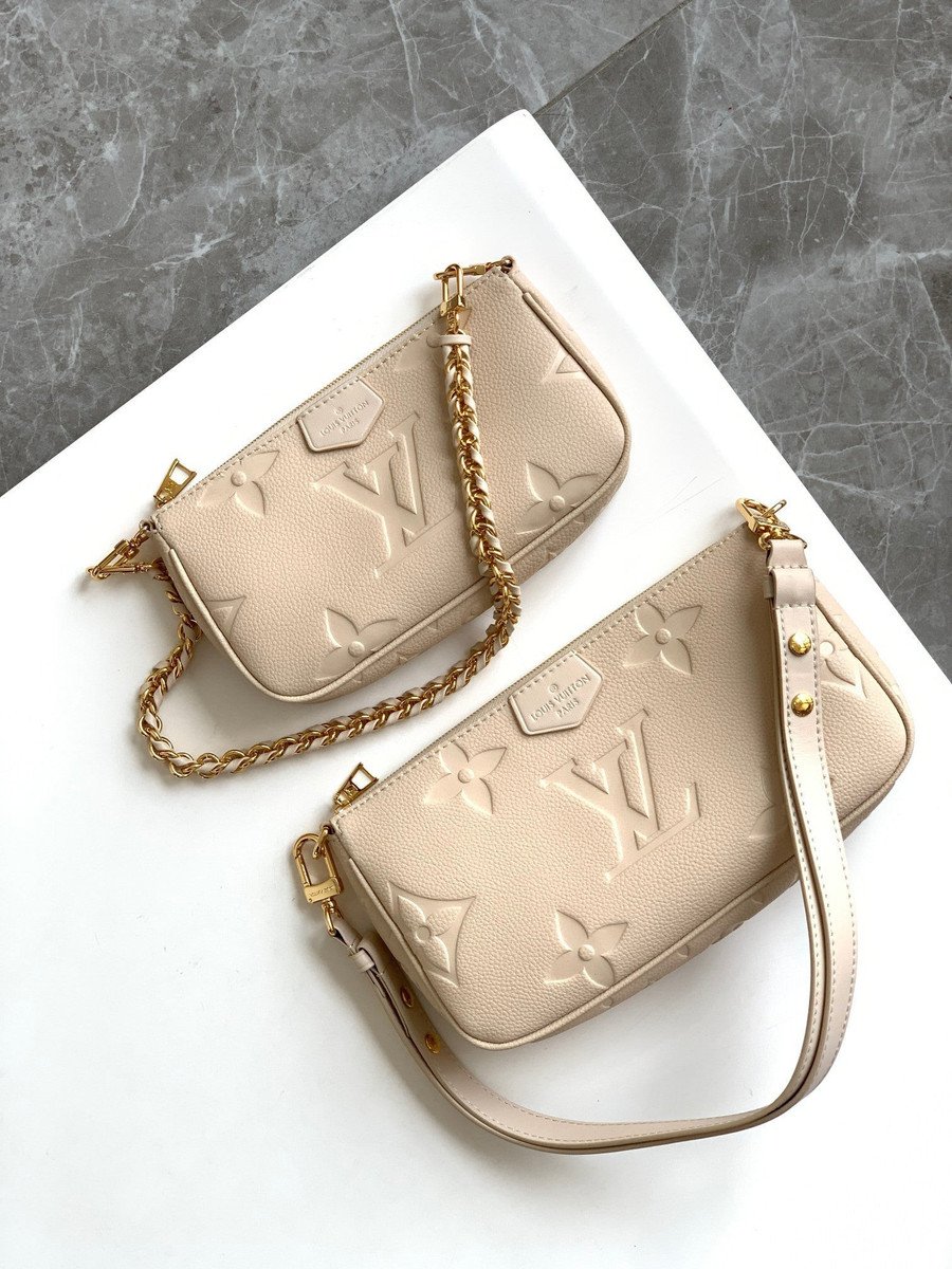 Louis Vuitton Multi Pochette Accessoires Cross-body Bag In Cream - Praise  To Heaven