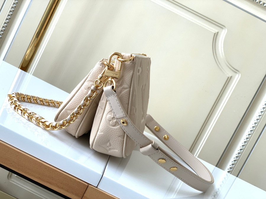 Louis Vuitton Multi Pochette Accessoires Bag Beige Monogram Leather In -  Praise To Heaven
