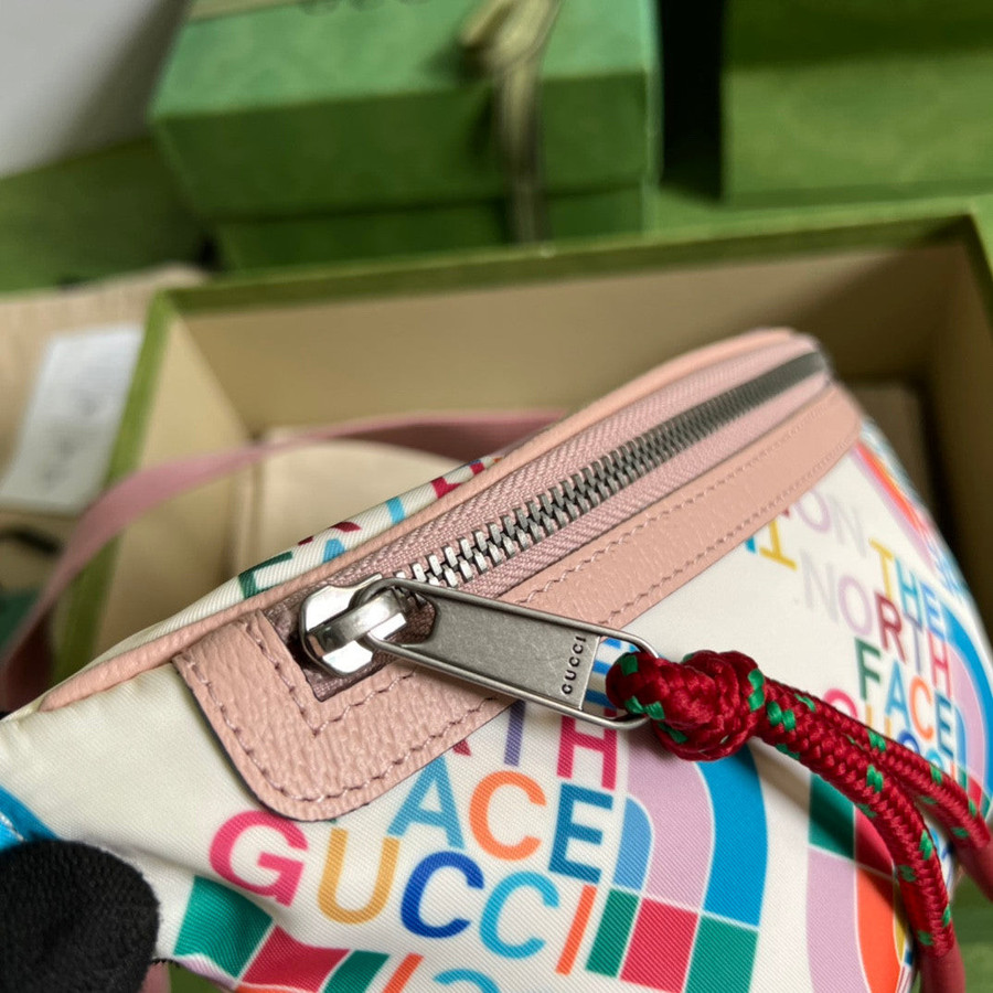 The North Face X Gucci Belt Bag Pink - Praise To Heaven