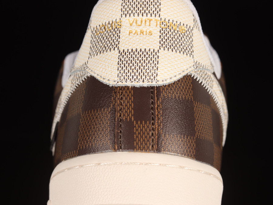 Louis Vuitton x Nike Air Force 1 Brown/White Shoes Sneakers - Praise To  Heaven