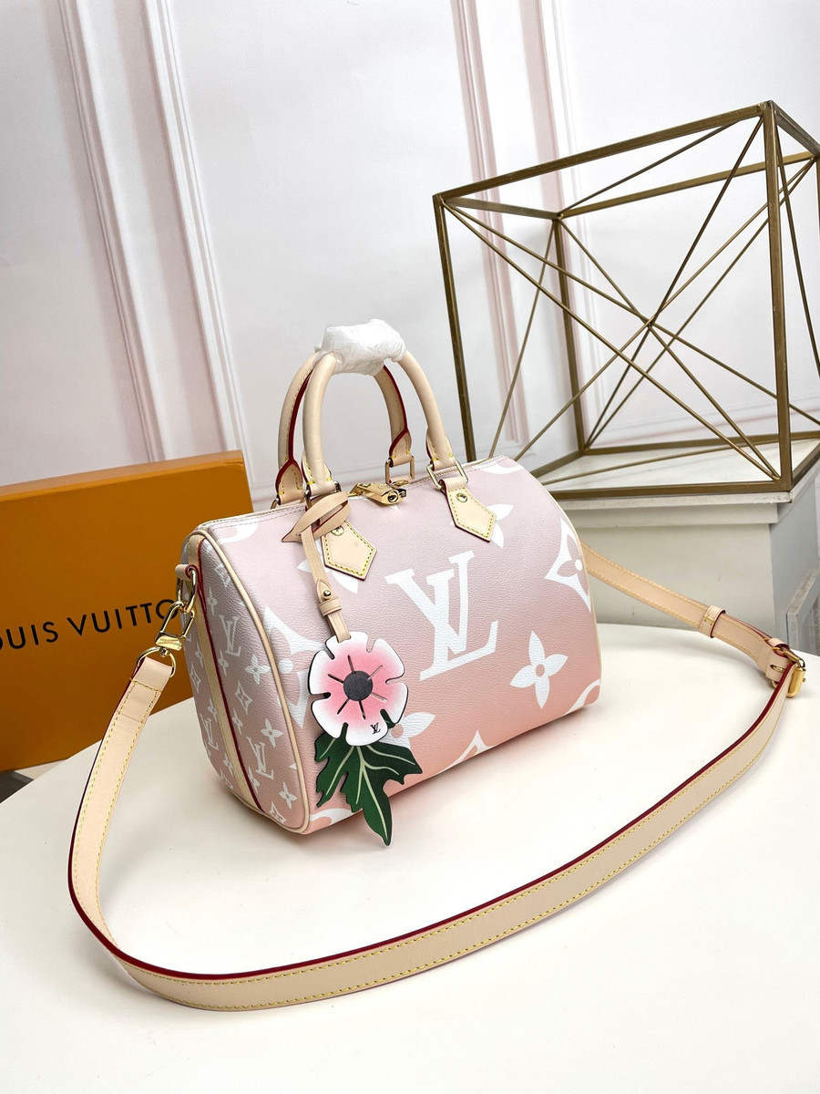 Louis Vuitton Speedy Bandouliere 25 Monogram Beige Clair in Coated Canvas/Natural  Cowhide Leather with Gold-tone - US