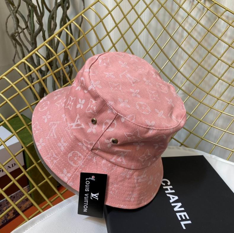 Louis Vuitton Monogram Essential Bucket Hat In Pink - Praise To Heaven