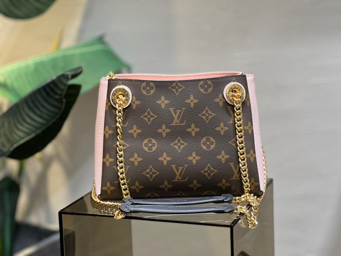 Louis Vuitton Surene BB Bag Monogram Canvas And Pink Calfskin - Praise To  Heaven
