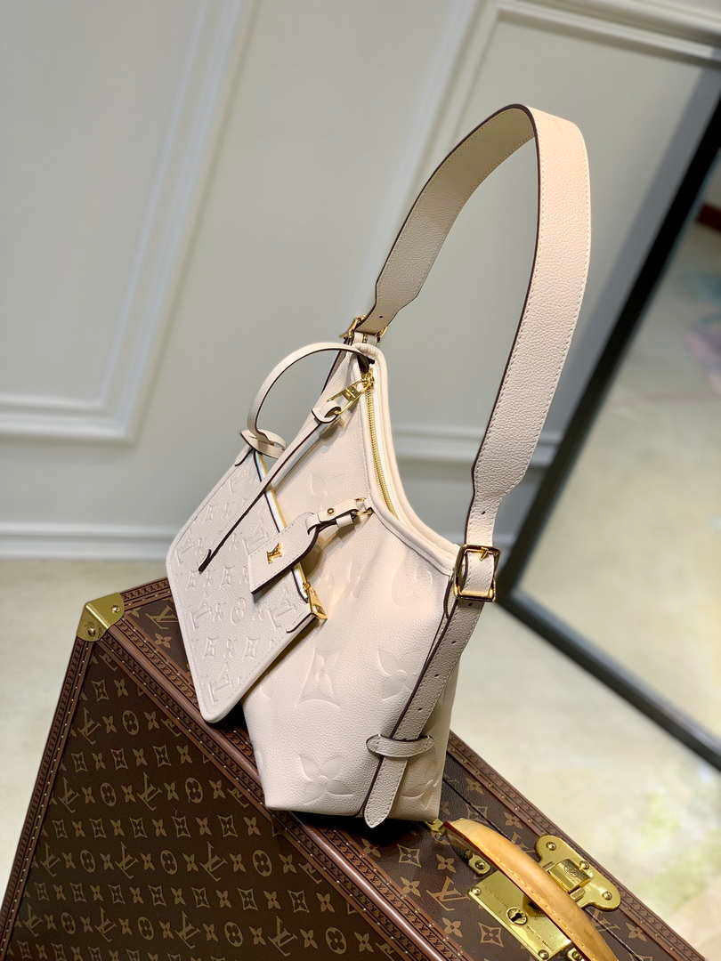 Louis Vuitton Carryall PM Bag, Beige, One Size