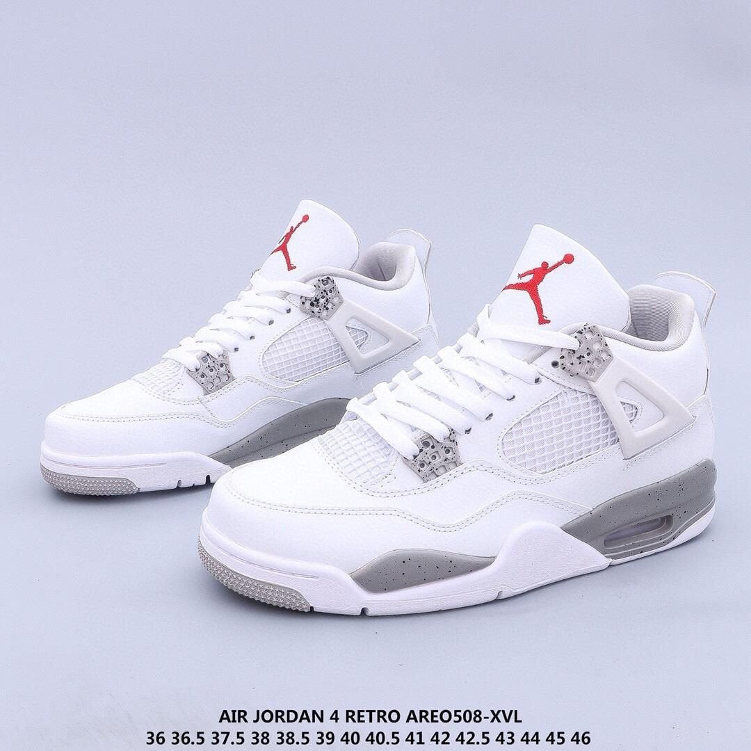 Pasture sketch Partina City Nike Air Jordan 4 Retro White Oreo Sneaker Shoes - Praise To Heaven