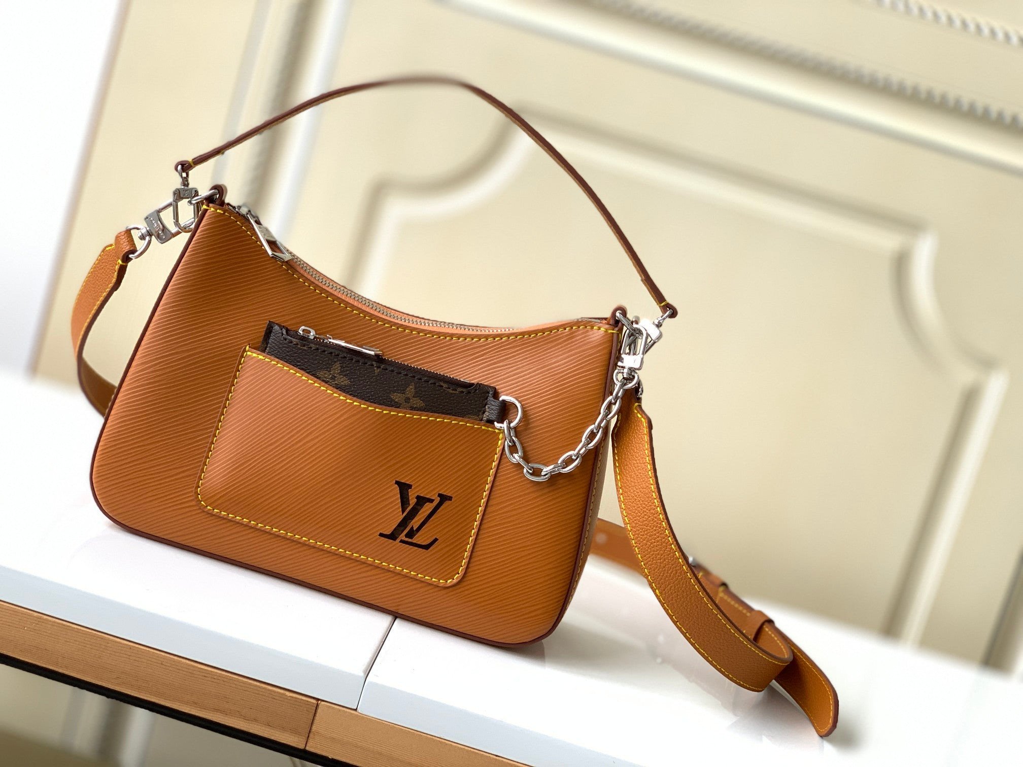 Louis Vuitton Maxi Multi Pochette Accessoires Handbag Monogram Leather -  Praise To Heaven