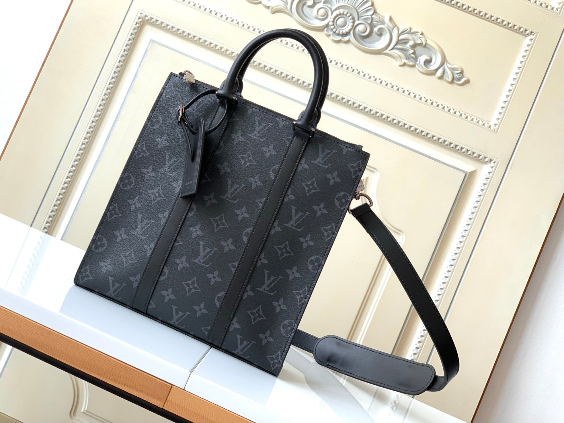 Louis Vuitton Sac Plat XS Bag In Blue And White Leather - Praise