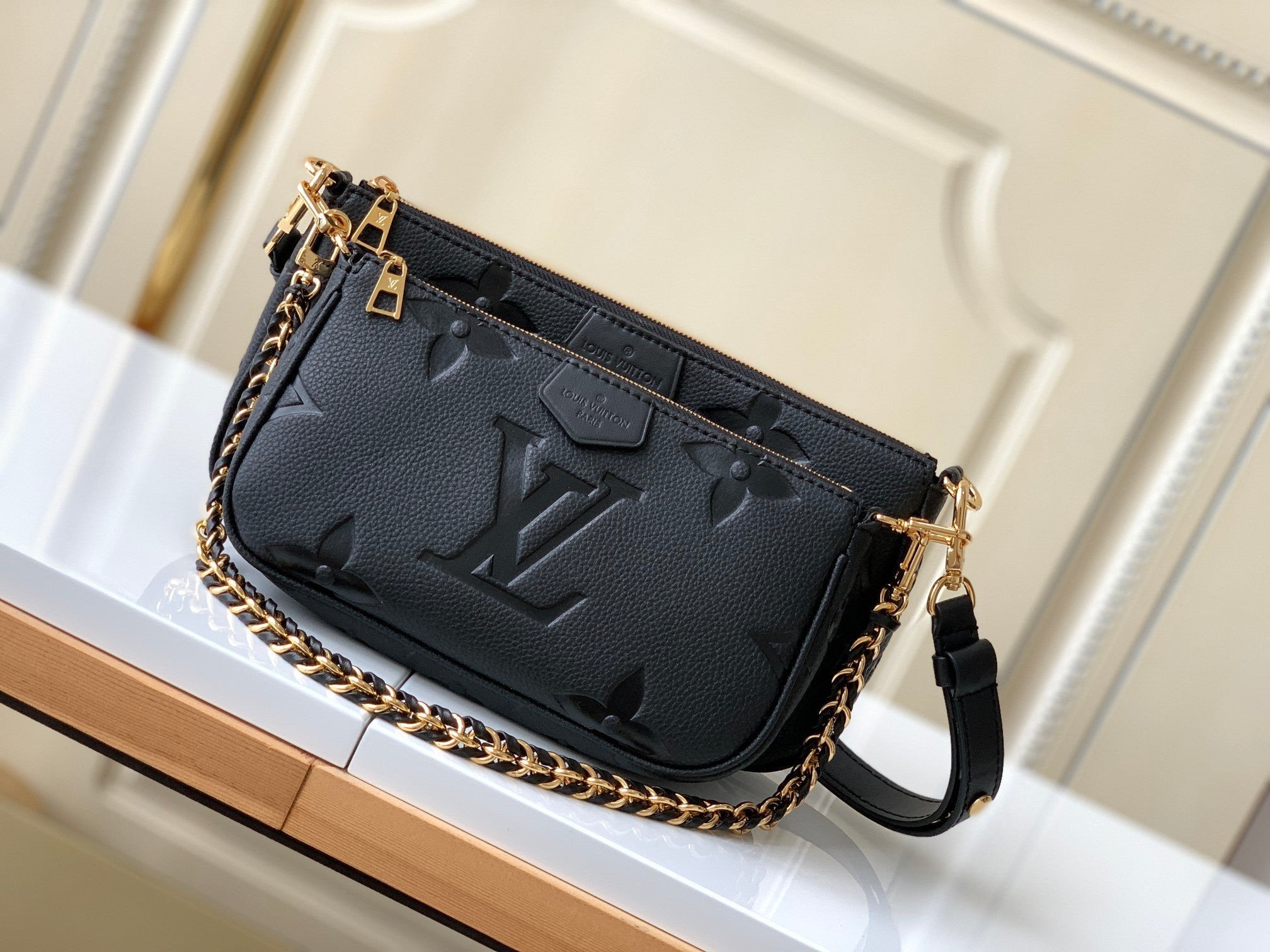 Louis Vuitton Multi Pochette Accessoires Bag Giant Monogram In Gradien -  Praise To Heaven