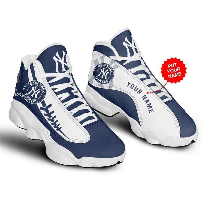 Personalized New York Yankee Air Jordan 13 Shoes - Tagotee